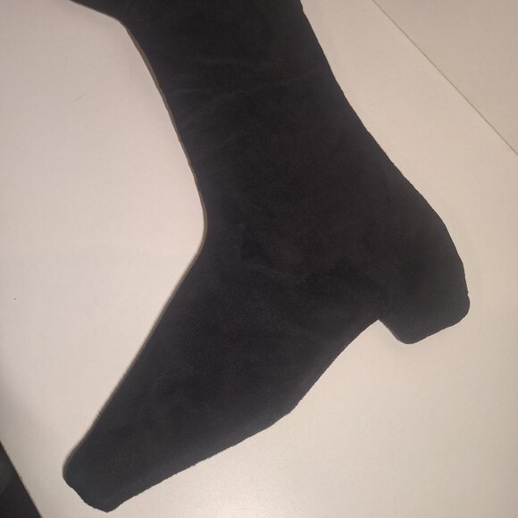 18" Cowboy Boot Christmas Stocking Dorothy Madans 08 Faux Leather Embellishments - Picture 8 of 10